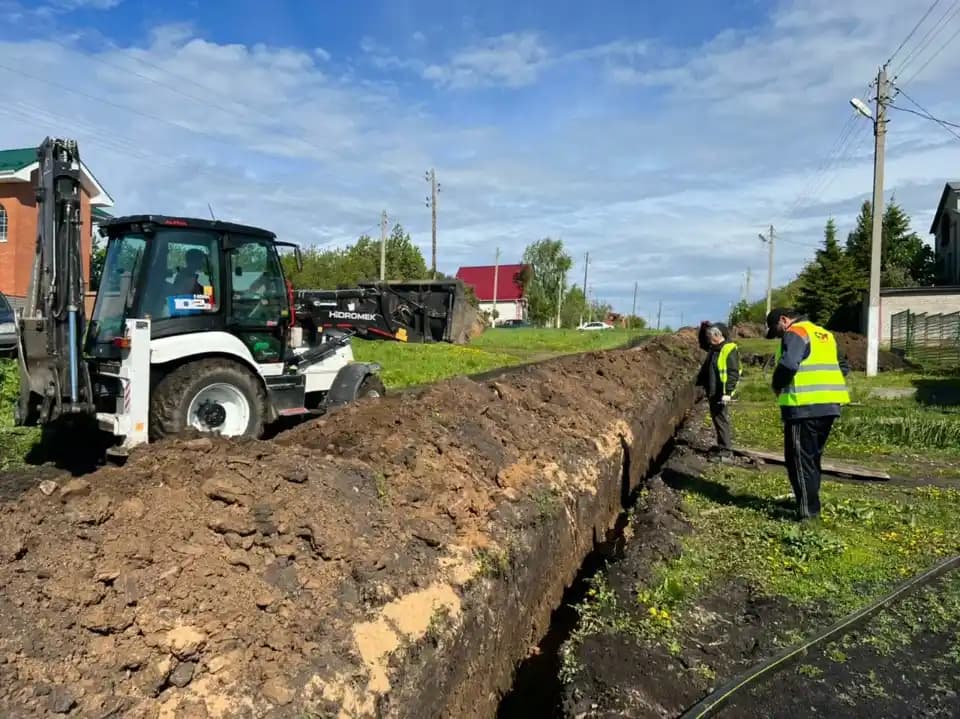 Объекты линейной прокладки: траншея и укладка трубопровода